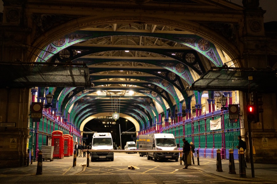 London in the evening. September 2025.