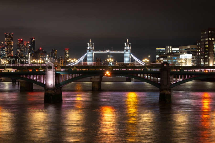 London in the evening. September 2025.