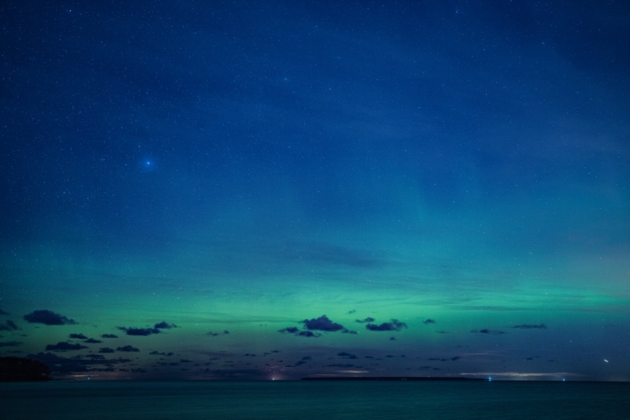 Northern lights near Kakumäe, Estonia. October 2025.